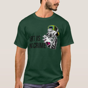 Kunst is geen misdaad vriend t-shirt