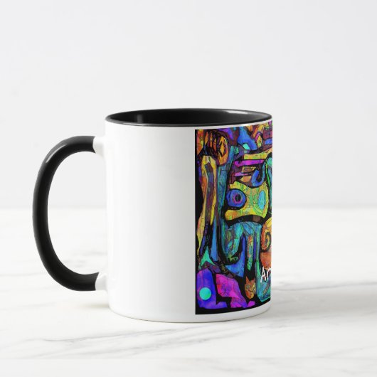 Kunst is het leven! mok (Links)