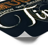 Kunst is hoe we ruimte decorteren - Muziek is hoe Poster (Hoek)