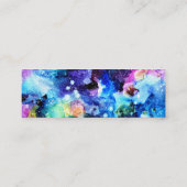 Kunst is individueel mini visitekaartje (Achterkant)