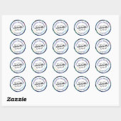 Kunst is individueel ronde sticker (Vel)