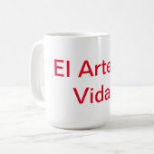 Kunst Is Leven Koffiemok (Voorkant links)