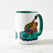 Kunst is Leven Mok (Voorkant rechts)