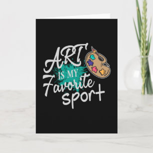 Kunst is mijn favoriete sport groene spuit kaart