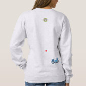 Kunst is mijn manier van overleven trui (Achterkant)