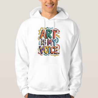 Kunst Is Mijn Stem – Krachtige Expressie Door Kleu Hoodie