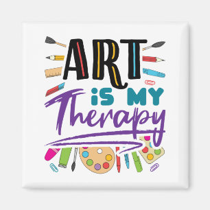 Kunst is mijn therapeutische artistieke kunst magneet