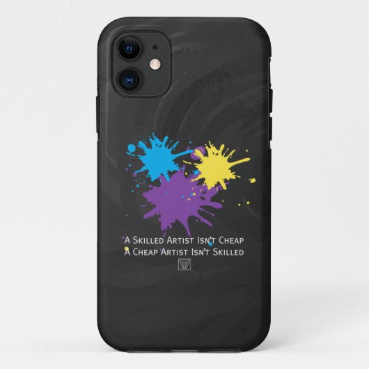 Kunst is niet goedkoop Case-Mate iPhone case (Achterkant)