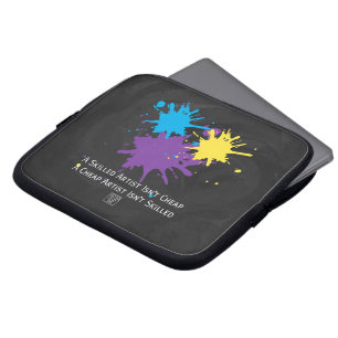 Kunst is niet goedkoop laptop sleeve