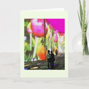 Kunst is overal feestdagen kaart