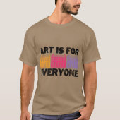 KUNST IS VOOR IEDEREEN Princeton Art Guild Oversiz T-shirt (Voorkant)