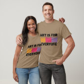KUNST IS VOOR IEDEREEN Princeton Art Guild Oversiz T-shirt (Unisex)