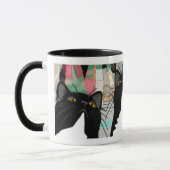 Kunst is voor iedereen - zelfs katten! mok (Links)