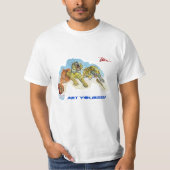 Kunst jezelf - Tijgers in dromen T-shirt (Voorkant)