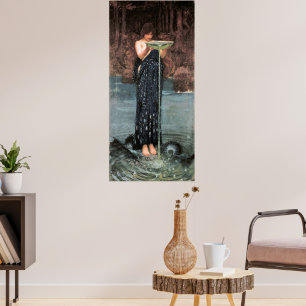 Kunst John W. Waterhouse Circe Invidiosa Poster