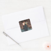  Kunst John W. Waterhouse Circe Invidiosa Vierkante Sticker (Envelop)