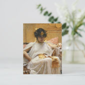 Kunst John W. Waterhouse Cleopatra Briefkaart (Staand voorkant)