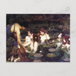 Kunst John W. Waterhouse Hylas en Nymphs Briefkaart