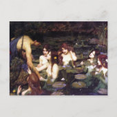 Kunst John W. Waterhouse Hylas en Nymphs Briefkaart (Voorkant)
