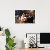  Kunst John W. Waterhouse Lady of Shalott Poster (Thuiskantoor)