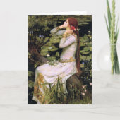 Kunst John W. Waterhouse Ophelia Bedankkaart (Voorkant)