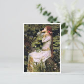 Kunst John W. Waterhouse Ophelia Briefkaart (Staand voorkant)