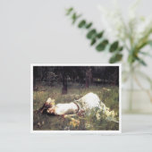  Kunst John W. Waterhouse Ophelia Briefkaart (Staand voorkant)
