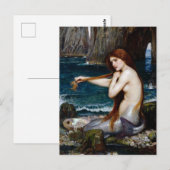 kunst John William Waterhouse A Mermaid Briefkaart (Voorkant / Achterkant)