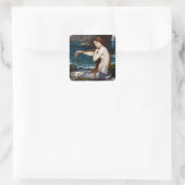  kunst John William Waterhouse A Mermaid Vierkante Sticker (Tas)