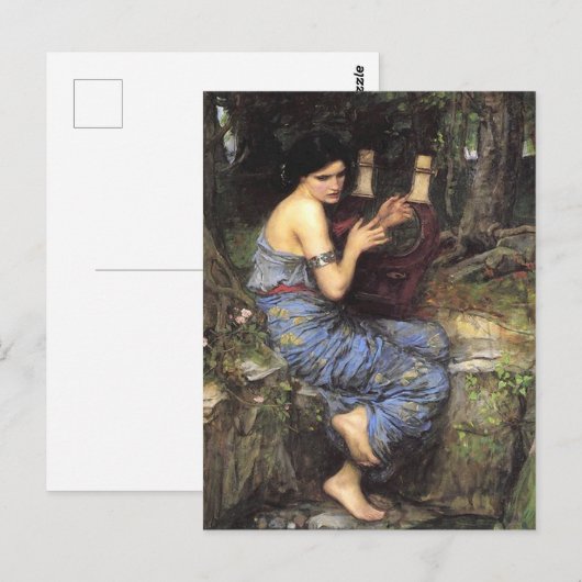  Kunst John William Waterhouse De Charmer Briefkaart (Voorkant / Achterkant)