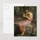  kunst John William Waterhouse Psyche Briefkaart (Voorkant / Achterkant)