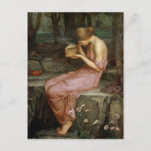  kunst John William Waterhouse Psyche Briefkaart (Voorkant)