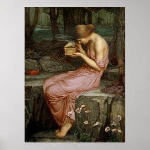  kunst John William Waterhouse Psyche Poster