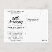 *~* Kunst Jubileum Liefdes Vogels AP54 Winter Briefkaart (Achterkant)