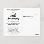 *~* Kunst-jubileum Liefdesvogels Winter AP54 Briefkaart (Achterkant)