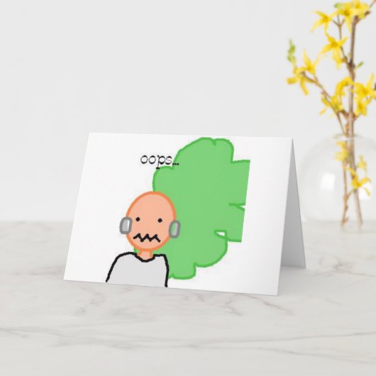 Kunst Kaart (Gele Bloem)