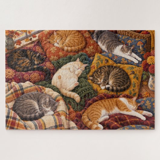 kunst katten 1000-delig puzzel (Horizontaal)