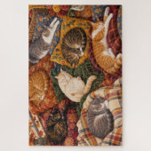 kunst katten 1000-delig puzzel (Verticaal)