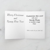  kunst kerst twee meisjes en een elf feestdagen kaart (Binnen)