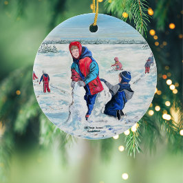  KUNST Kerstversiering Keramisch Ornament