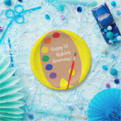 Kunst Kids Verjaardag Party Schilderen Papieren Bordje (Feest)