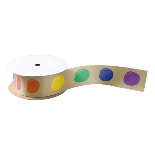 Kunst Kids Verjaardag Party Schilderen Satijnen Lint (Spoel)