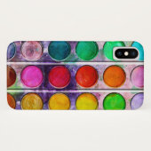 Kunst Kleurrijke Verf Kleuren Box Case-Mate iPhone Case (Achterkant (horizontaal))