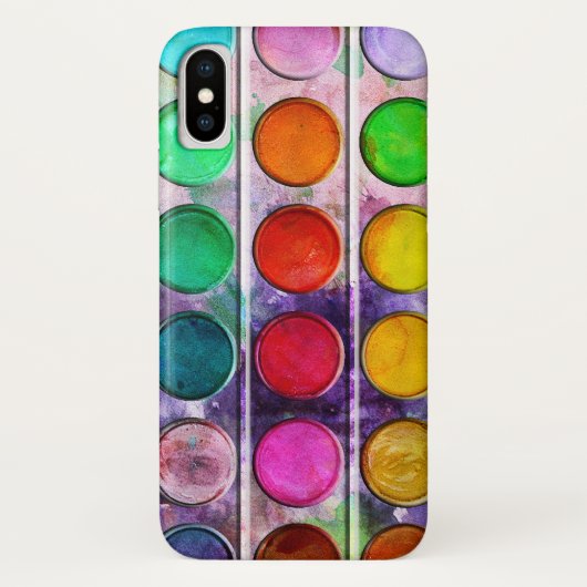 Kunst Kleurrijke Verf Kleuren Box Case-Mate iPhone Case (Achterkant)