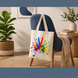 Kunst Kunstenaar Schilder Kleurrijk Schilderij  Tote Bag