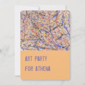 Kunst Kunstzinnige Kunstenaars Schilderen Feest Ui Kaart (Voorkant)