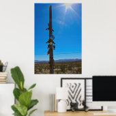 Kunst langs de woestijnweg poster (Thuiskantoor)