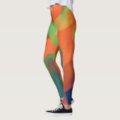 Kunst Leggings Gezellige Leggings Sinaasappel en G (Links)