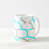 Kunst leidt een kunstconcept door Glitch2 Design Koffiemok (Voorkant rechts)