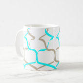 Kunst leidt een kunstconcept door Glitch2 Design Koffiemok (Voorkant links)